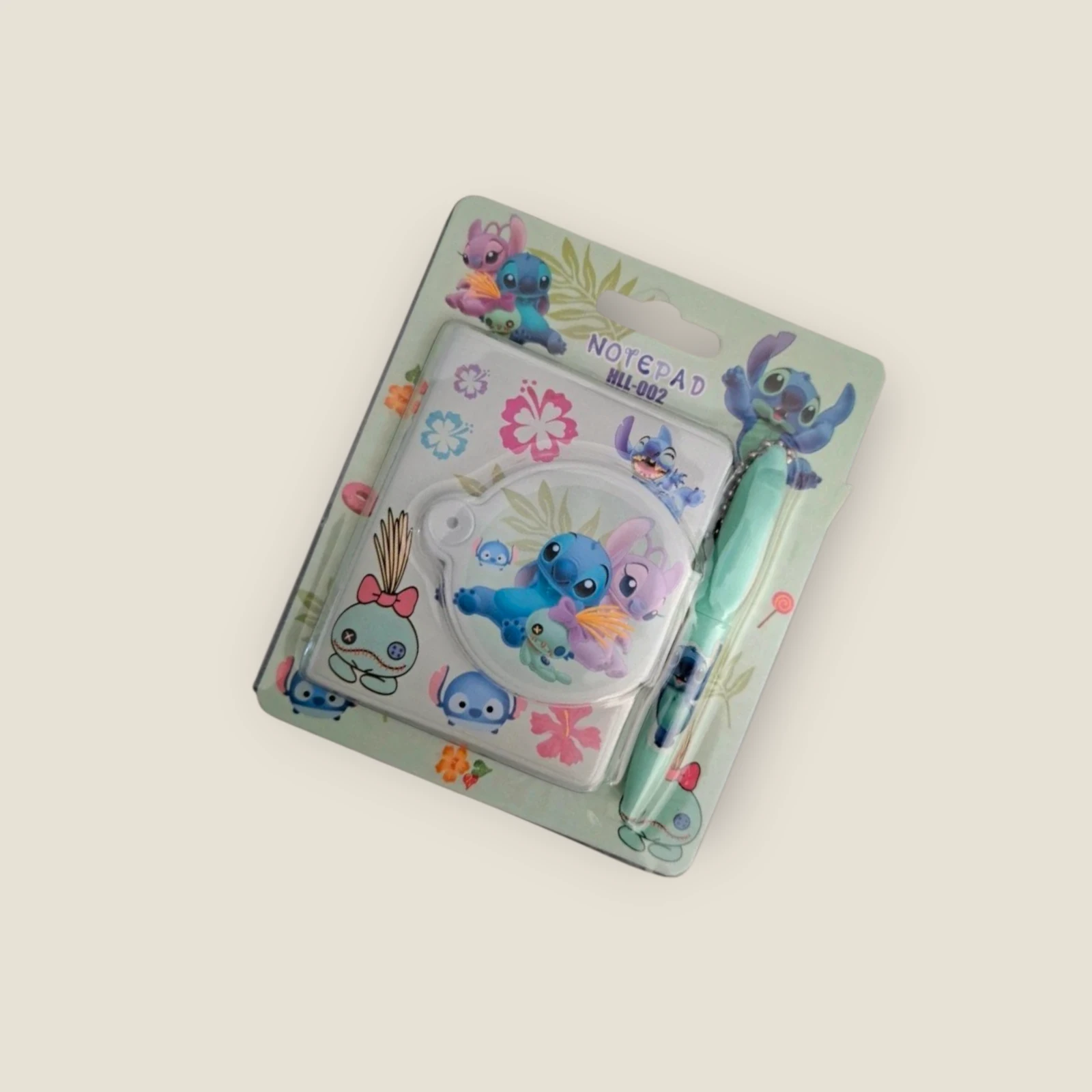 Mini carnet  bloc note + crayon stitch